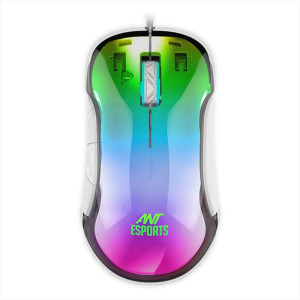 Ant Esports GM610 RGB Wired Gaming Mouse- White